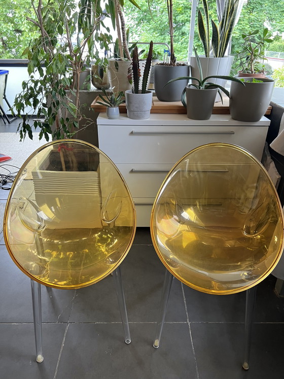 Image 1 of 2x Silla Kartell Mr. Impossible Shell, juego de Philippe Starck