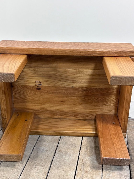 Image 1 of Comodini / tavolini (coppia) Maison REGAIN in olmo massello anni '80