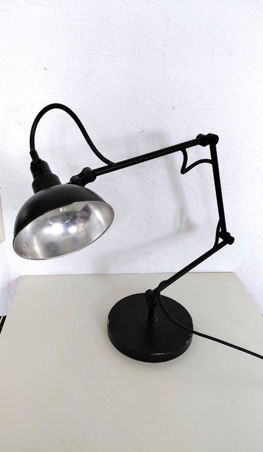 Rare Bauhaus industrial desk lamp