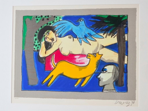 Corneille - Champetre Scene - 171/200 - 1998 - Hand signed