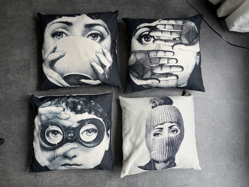 5x Fornasetti-Kissen