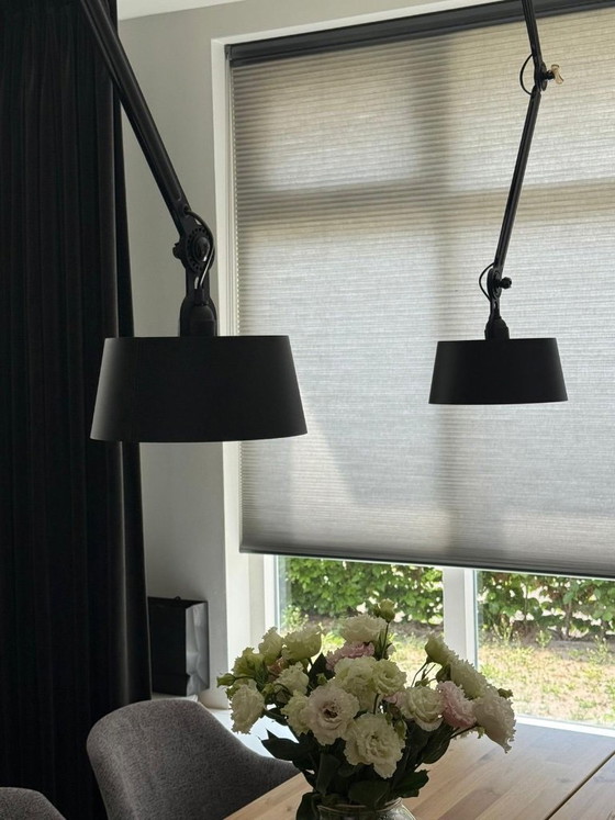 Image 1 of 2x Tonone Bolt ceiling 2arm upperfit smokey black