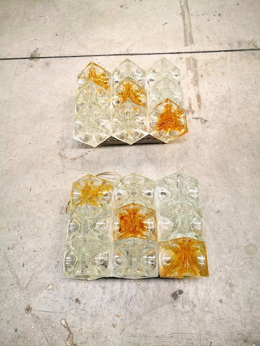 Pair of Wall Sconce by Albano Poli for Poliarte