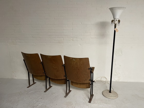 Image 1 of Sedie da teatro sedie da cinema vintage Artdeco antiche