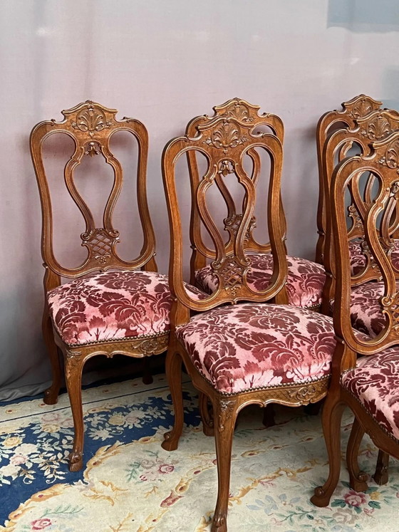 Set di 6 sedie in stile Regency. – Sedie da pranzo, Wood, Hollywood Regency (photo 3 of 13)