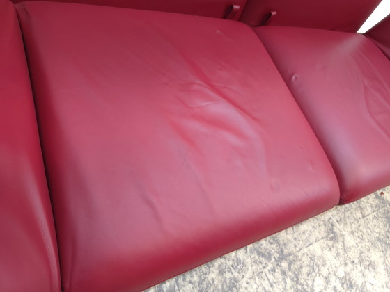 Image 1 of Divano funzionale Brühl Roro, divano letto in pelle, divano rosso