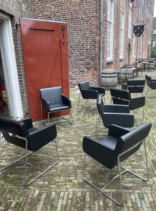 8 Leolux Spring Butterfly chairs