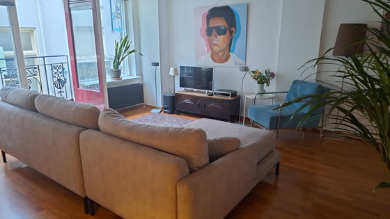 Modern corner sofa – Metal, Textile (photo 5 of 5)