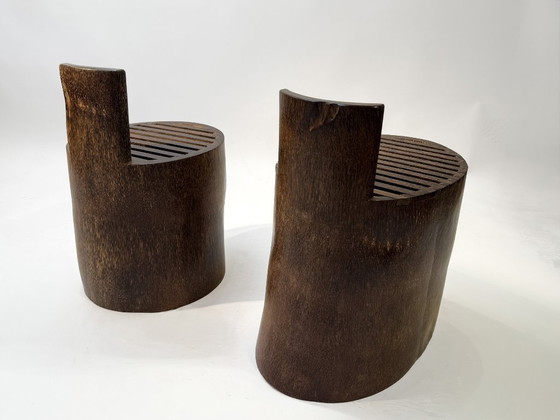 Image 1 of Sedie Stump - Red Palm