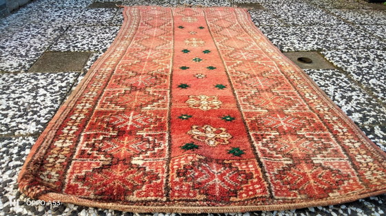 Image 1 of Handgeknoopt Berber kleed wol 167x75cm