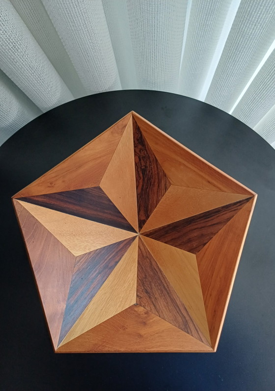 Mid-Century Wooden Bowl (photo 10 of 12)