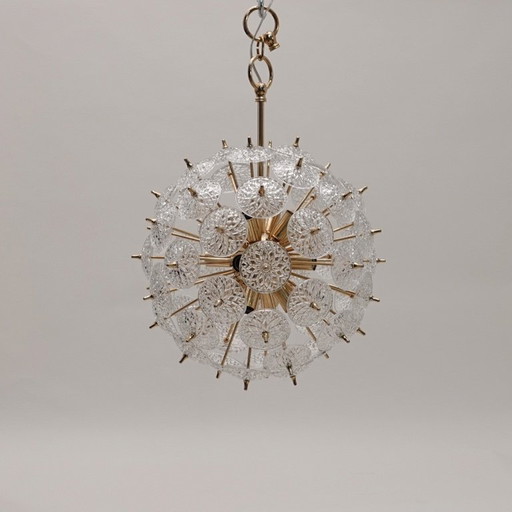 Massive Val Saint Lambert Sputnik chandelier