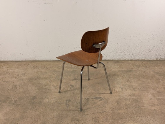 Image 1 of Mid-Century Modern Model SE 68 eetkamerstoel van Egon Eiermann voor Wilde + Spieth, jaren 1950.