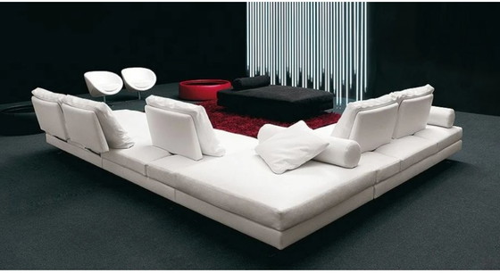 Image 1 of Leder DEMA Italien Design XL Lounge Sofa