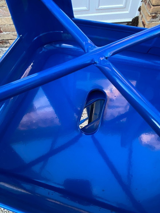 Image 1 of TOLINE H75 stapelbare industriële barkruk, blauw