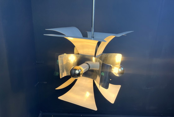 Image 1 of Italienischer Weltraumzeitalter-Kronleuchter, 1960er Jahre
