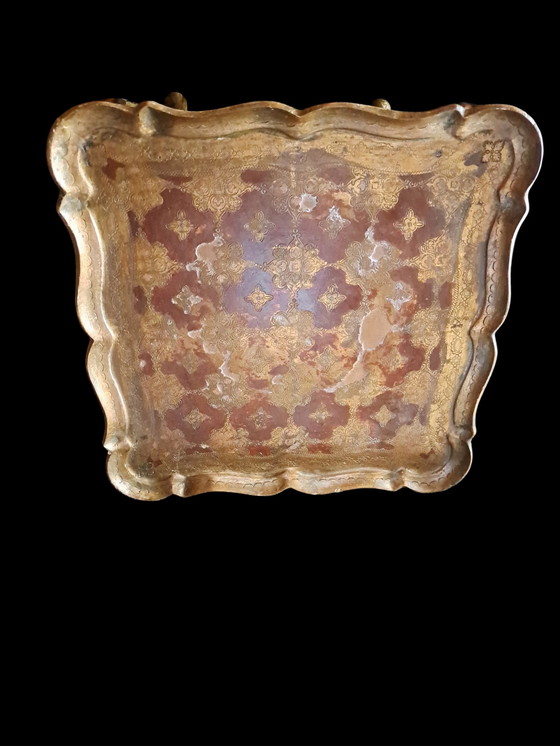 Image 1 of Italiaans Florantijns bijzet tafeltje 1960