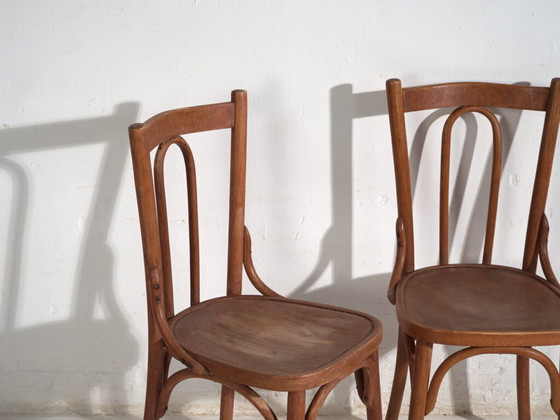 Antique set of 6 bentwood Thonet chairs – Central Europe, circa 1900 – Dining chairs, Metal (photo 26 of 40)