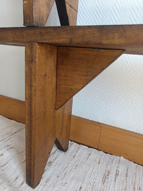 Image 1 of 2 rustikale Holzbänke für den Bauernhof