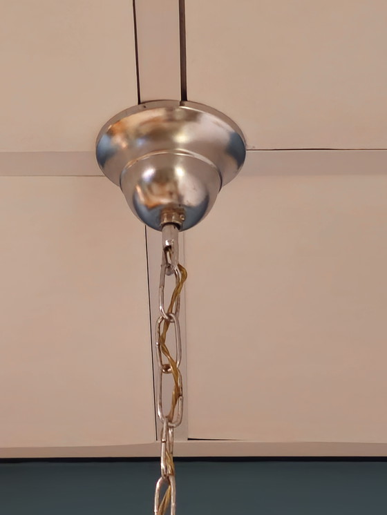 Image 1 of Vintage Murano Mazzega Suspension Lampe Plafond Italie