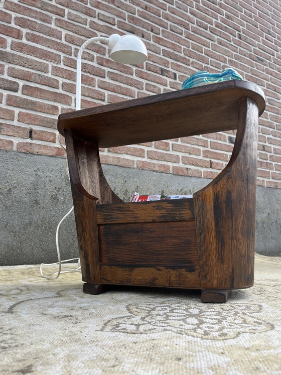 Table de lecture vintage de l'ère spatiale – Tables d'appoint, Wood (photo 7 of 11)
