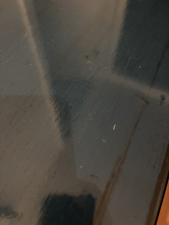 Image 1 of Glanzend gelakte blauwe kast Loods 5