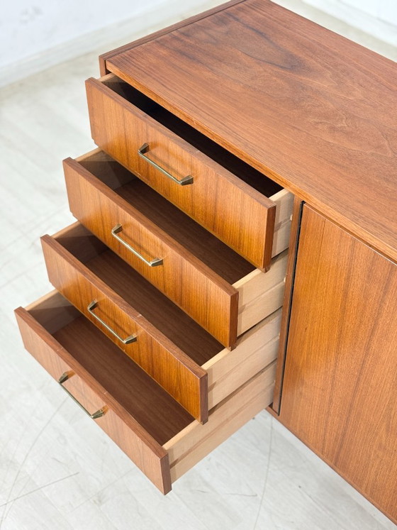 Buffet en teck style années 60 | Commode style années 60 | Design allemand | Meuble TV – Wood (photo 3 of 10)