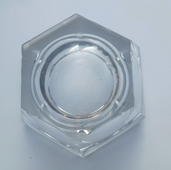 Image 1 of Val Saint Lambert crystal ashtray