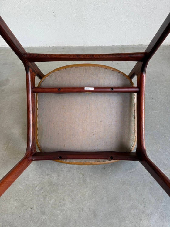 Image 1 of Ensemble de chaises danoises vintage en bois de rose