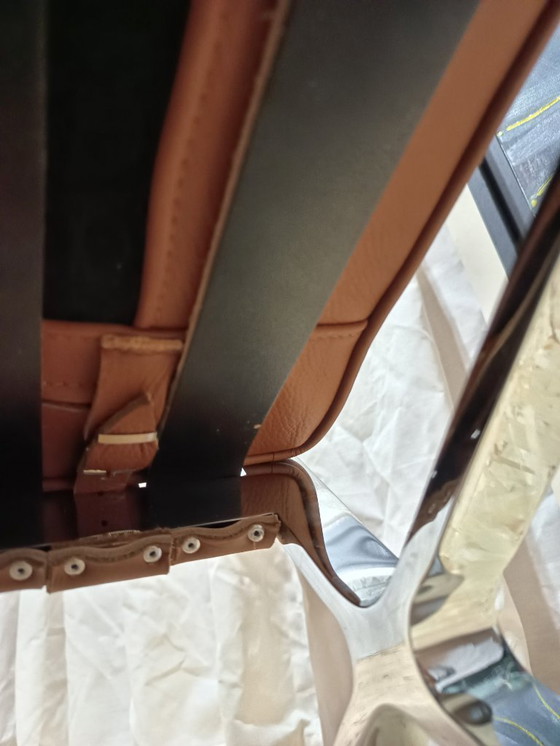 Image 1 of Sillones KNOLL Studio Barcelona (NUEVA Serie 2026) en piel natural (color coñac)