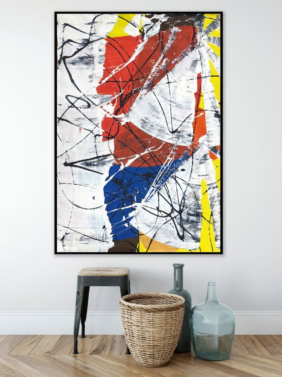 Jürgen Angeler - Rode Bloem - XXL – Schilderijen & Tekeningen, Canvas (photo 17 of 20)