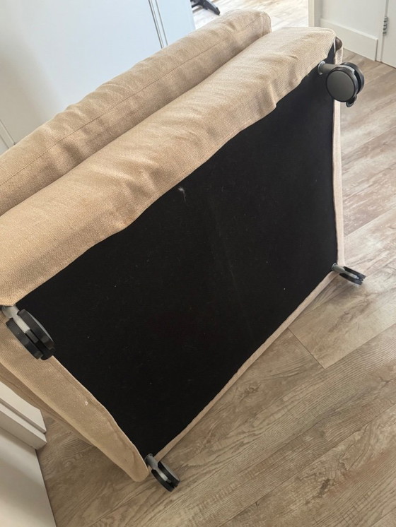 Image 1 of Linteloo; 4 persoons bank, love seat & hocker