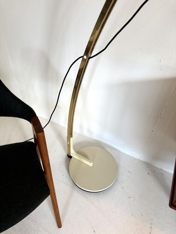 Image 1 of Vintage XL verstelbare booglamp, Geoffredo Reggiani ‘70