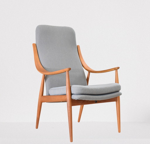 Mid - Century Teak Armchair By Peter Hvidt & Orla Mølgaard For France & Søn / France & Daverkosen, 1960s