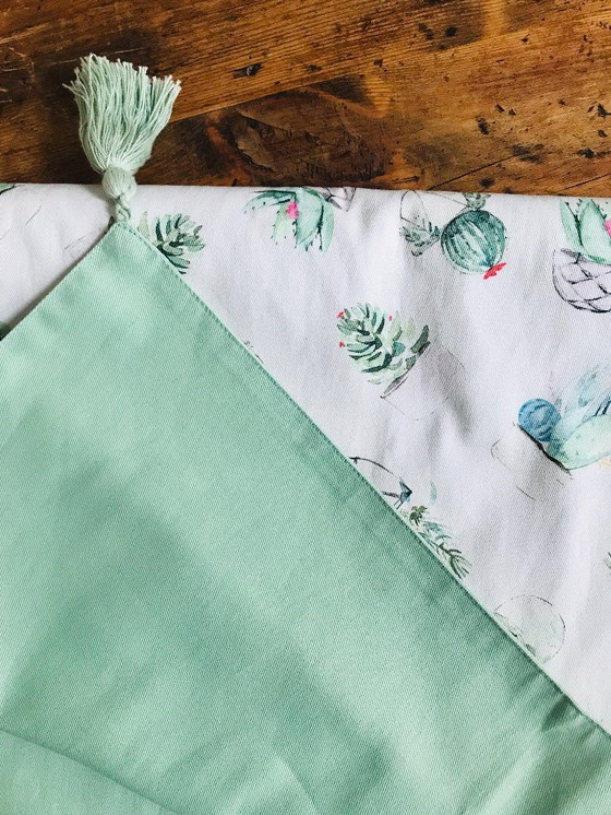 Image 1 of cactus table runner