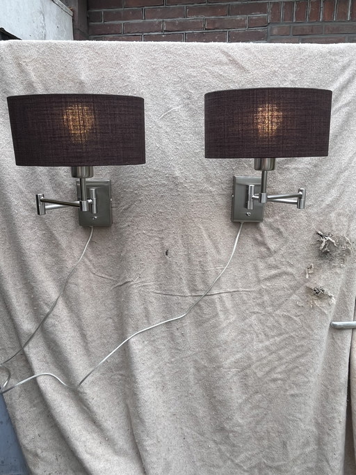 2x Trendy Wandlamp Van Highlights, Serie Heron Armada