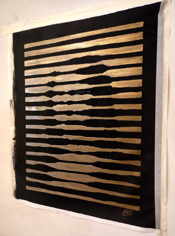 Image 1 of Walter Geraci - Gioconda Stripes (Gold)