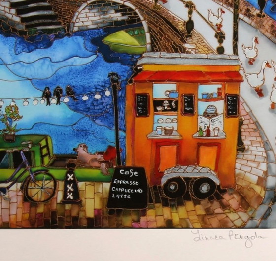 Image 1 of Linnea Pergola: "Amsterdam, 2019."  Giclee, hand-signed and signed with E.A.