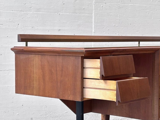 Image 1 of Eccezionale credenza italiana di metà secolo con specchio, anni '60