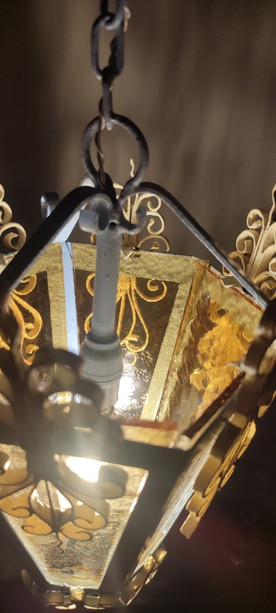 Image 1 of Deckenlampe oder Laterne, Spanien, 1980er Jahre