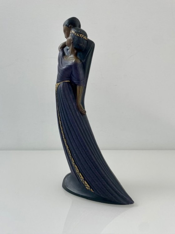 Image 1 of Enesco Mahogany Princess The Embrace 1994