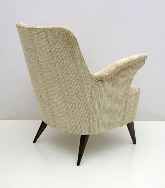 Image 1 of Coppia di poltrone Nino Zoncada in velluto cinigliato di Cassina degli anni '50