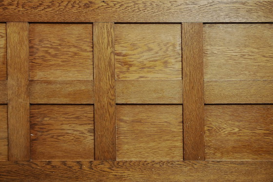 Image 1 of Mobiletto portadocumenti vintage industriale in rovere inglese con cassetti, anni '20