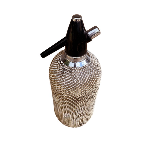 Image 1 of Sifone in acciaio intrecciato, Merkuria Kovocas, Cecoslovacchia, anni '70