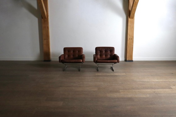 Image 1 of Paire de fauteuils Caravelle par Paul Leidersdorff, Danemark 1965