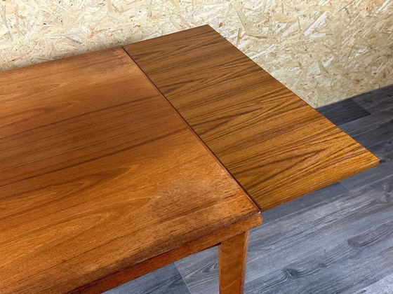 Image 1 of 60's 70's Teak Dining Table Table de salle à manger Par Burchardt-Nielsen Made In Denmark