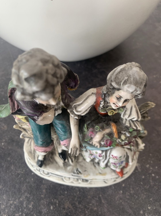 Porselein beeldje – rococo, Beeldhouwkunst (photo 2 of 10)