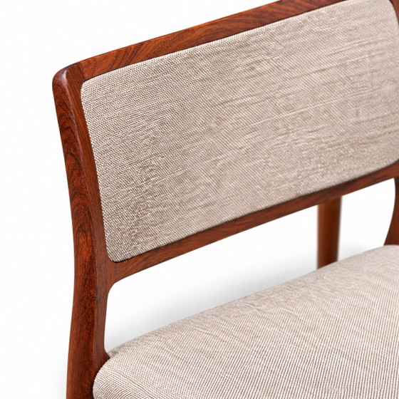 Niels Otto Møller 4x Nr. 80 & 1x Nr. 65 Set – Esszimmerstühle, Polyester, Wood (photo 7 of 9)
