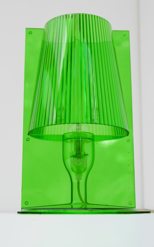 Take Table Lamp in Green Transparent Polycarbonate by Ferruccio Laviani for Kartell, 2003 – tafellampen