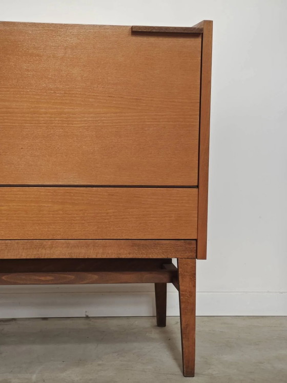 Deken kist of minibar Frantisek Mezulanik voor Up Zavody 60 – Barkrukken, Wood, Mid Century Modern (photo 8 of 30)